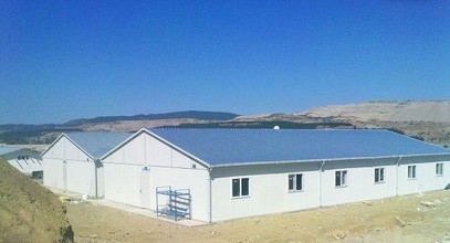 مخيم عمال مسبق الصنع لمحطة الطاقة الحرارية في تركيا